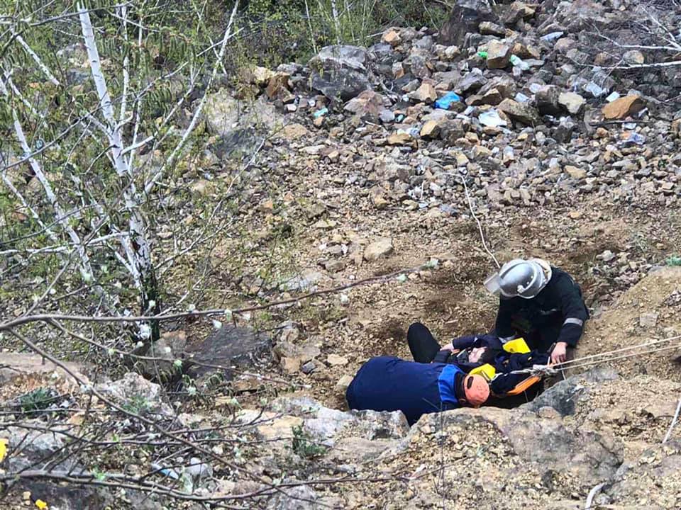 На Вінниччині собака затягнув свого власника у кар`єр 20-метрової глибини