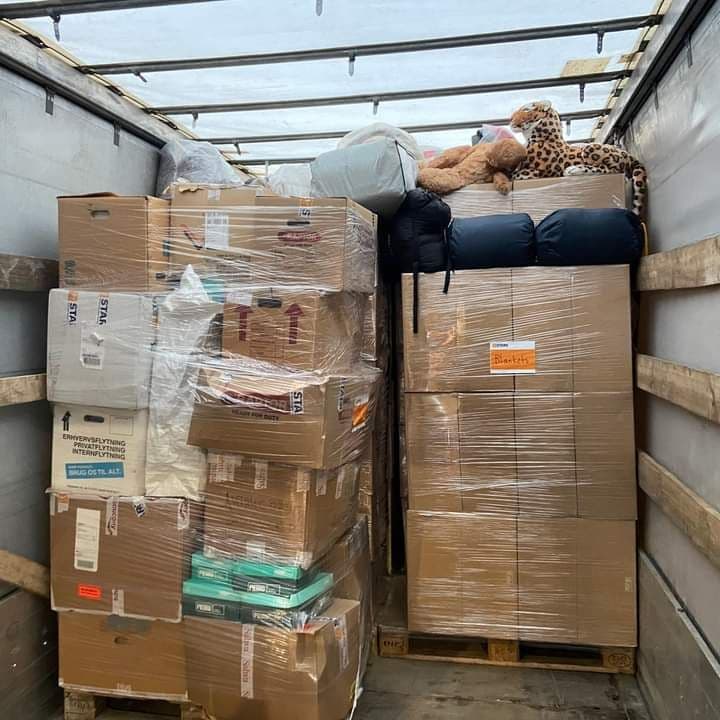 З Данії до Міжрегіонального координаційного гуманітарного штабу у Вінниці надійшов черговий вантаж