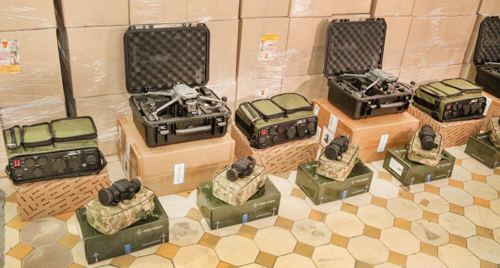 Міжрегіональний координаційний гуманітарний штаб передав спецпризначенцям з «Артану» тепловізійні приціли та Mavic 3-T